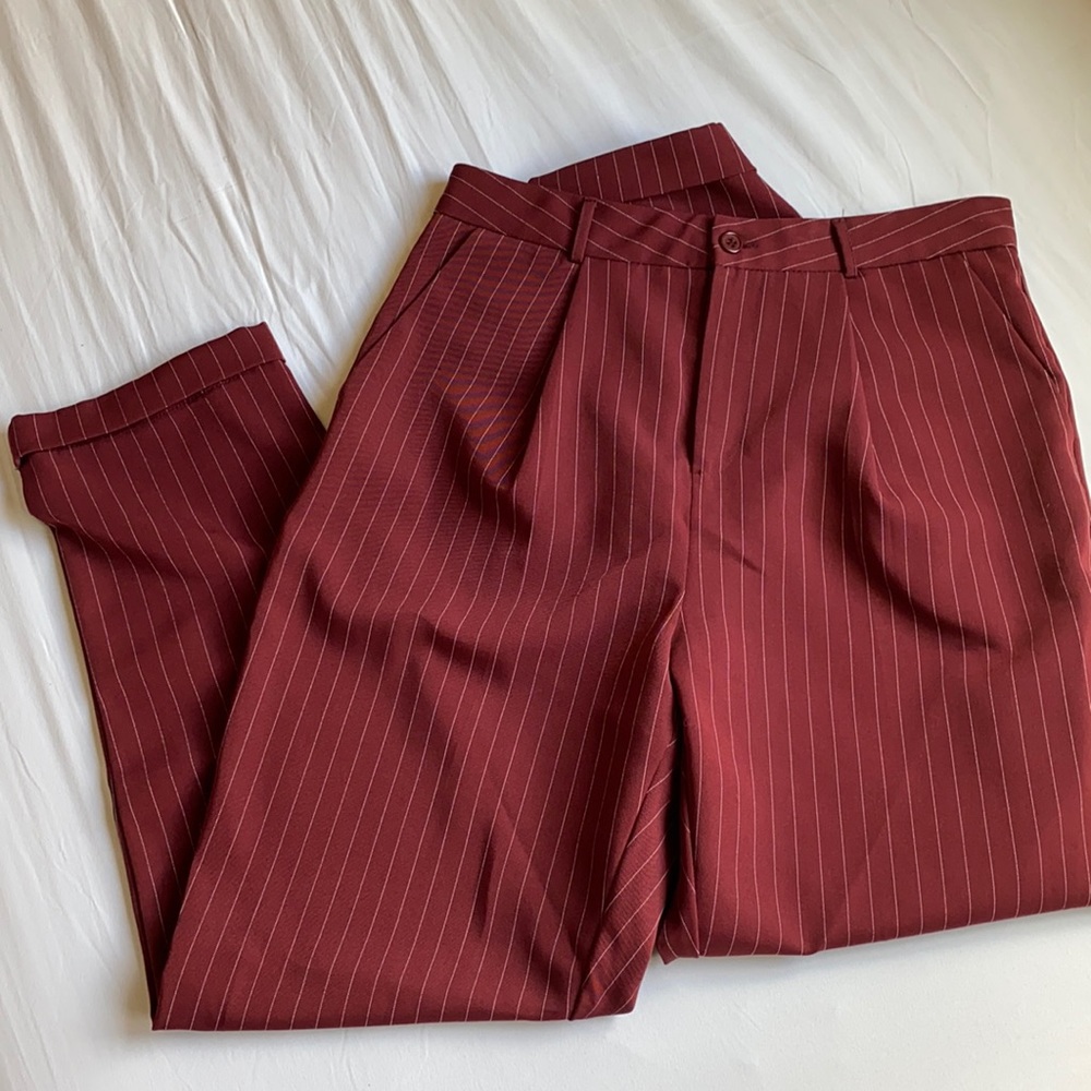 Pinstripe Trousers